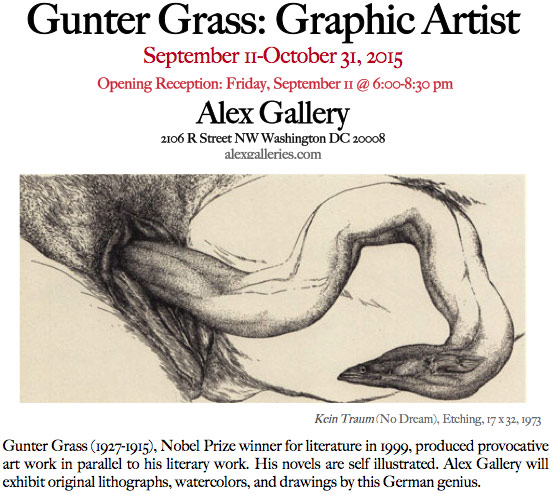 Gunter Grass Exhibit